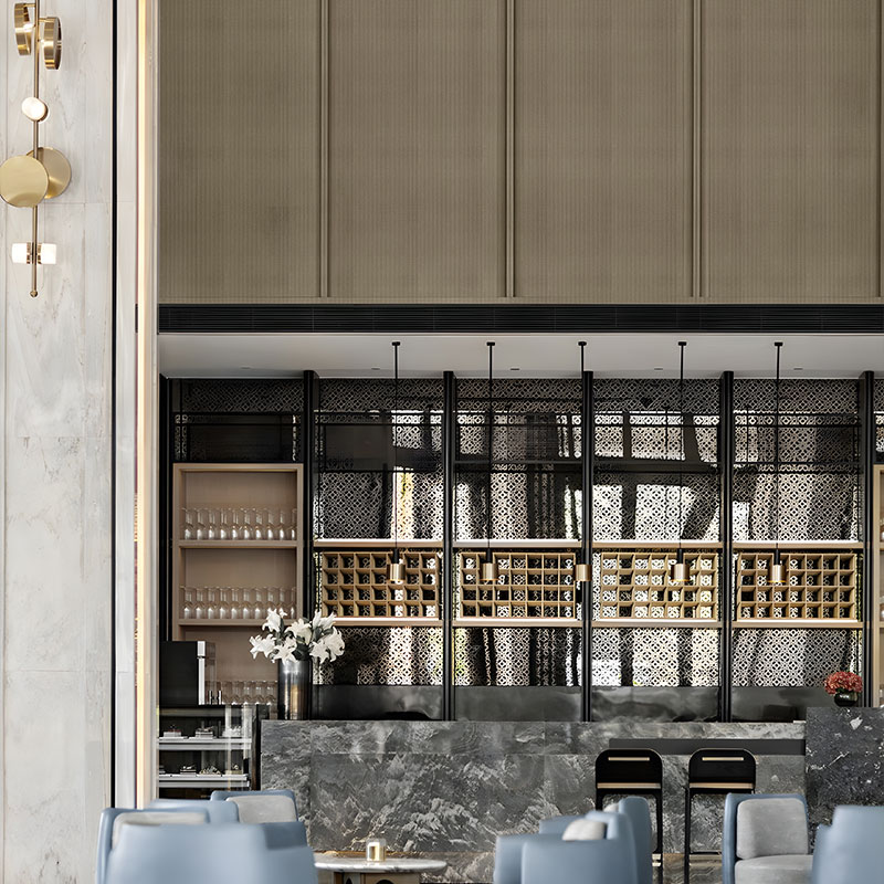 แผงพื้นผิวโลหะ ZQ45 - หรูหราเบา